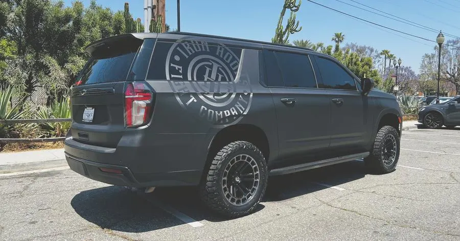 Iron Hooks Fight Chevrolet Tahoe with full custom vehicle wrap