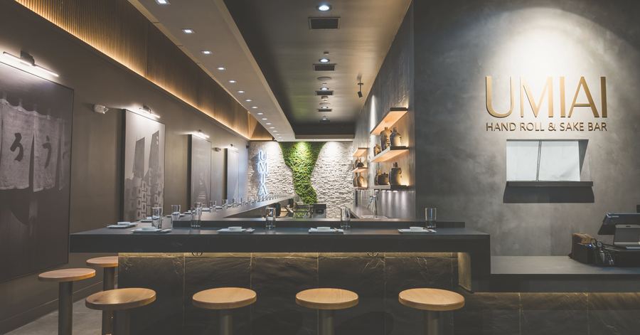 Umiai Hand Roll and Sake Bar - Branded Interior by Proago